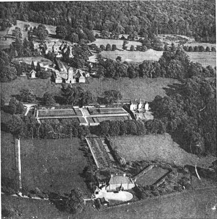 Stockgrove from the air c1950