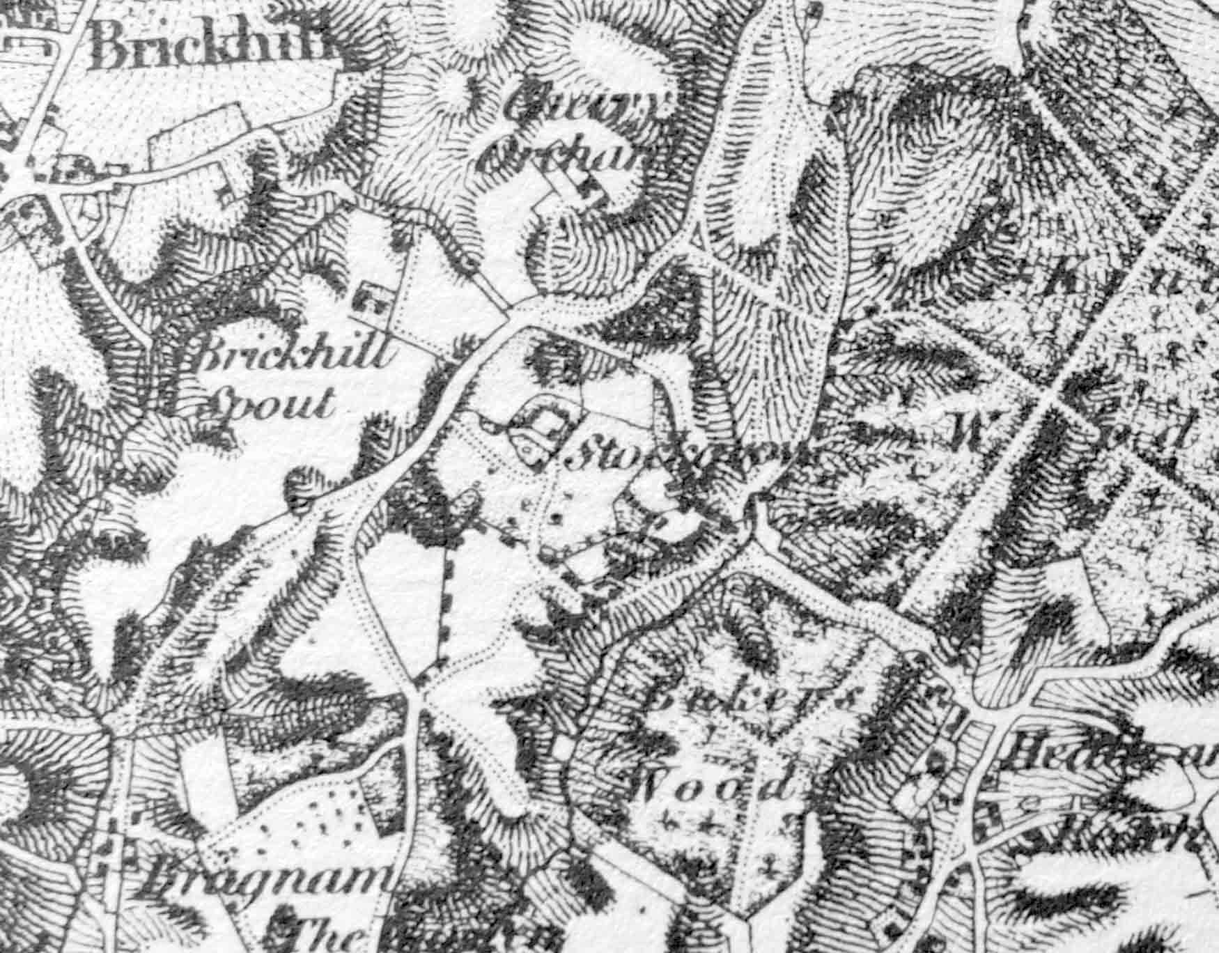 Stockgrove map in 1880