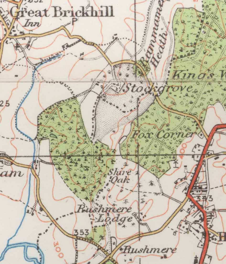 Stockgrove Park map in 1924